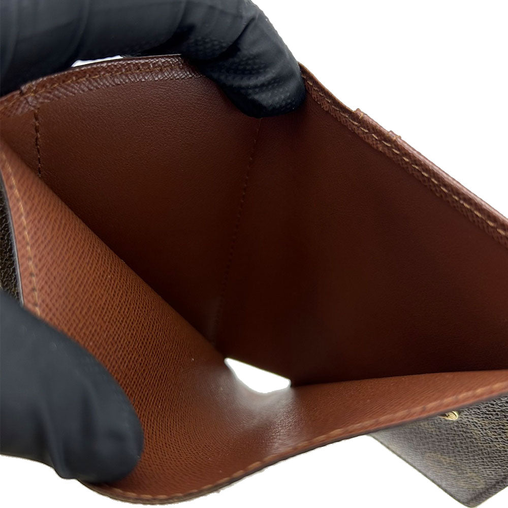LOUIS VUITTON Bifold Wallet M61674 Monogram Brown Portefeuille Vienova Women Used Authentic