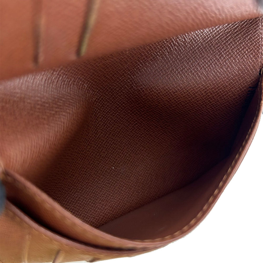 LOUIS VUITTON Bifold Wallet M61674 Monogram Brown Portefeuille Vienova Women Used Authentic