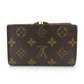 LOUIS VUITTON Bifold Wallet M61674 Monogram Brown Portefeuille Vienova Women Used Authentic
