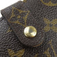 LOUIS VUITTON Bifold Wallet M61674 Monogram Brown Portefeuille Vienova Women Used Authentic