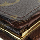LOUIS VUITTON Bifold Wallet M61674 Monogram Brown Portefeuille Vienova Women Used Authentic