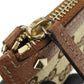GUCCI Coin case 120971 GG canvas, leather Brown Women Used Authentic