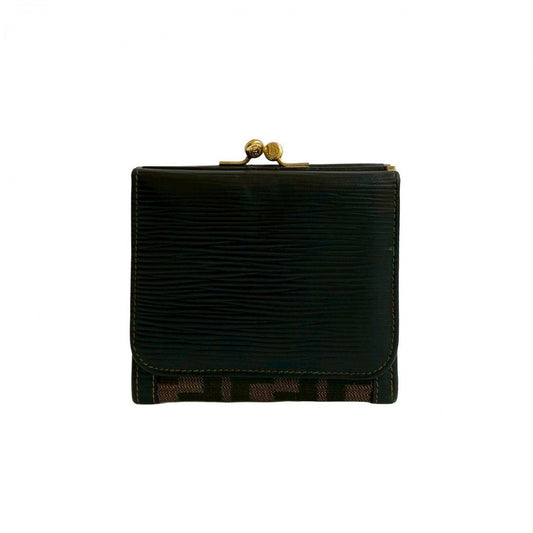 FENDI Tri-fold wallet canvas black