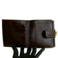 FENDI Bifold Wallet Canvas, Leather Brown Zucca FF Pattern Women Used Authentic