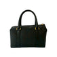 GUCCI Handbag Leather, PVC black Micro GG logo Women Used Authentic