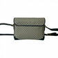 GUCCI Shoulder Bag Leather, PVC Navy Micro GG Women Used Authentic