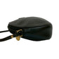 GUCCI Shoulder Bag leather black GG logo Women Used Authentic