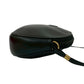 GUCCI Shoulder Bag leather black GG logo Women Used Authentic