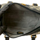 GUCCI Handbag leather Navy Sherry line