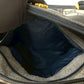GUCCI Handbag leather Navy Sherry line