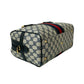 GUCCI Handbag leather Navy Sherry line