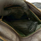 PRADA Shoulder Bag Nylon, Leather black Triangle Logo Metal Women Used Authentic