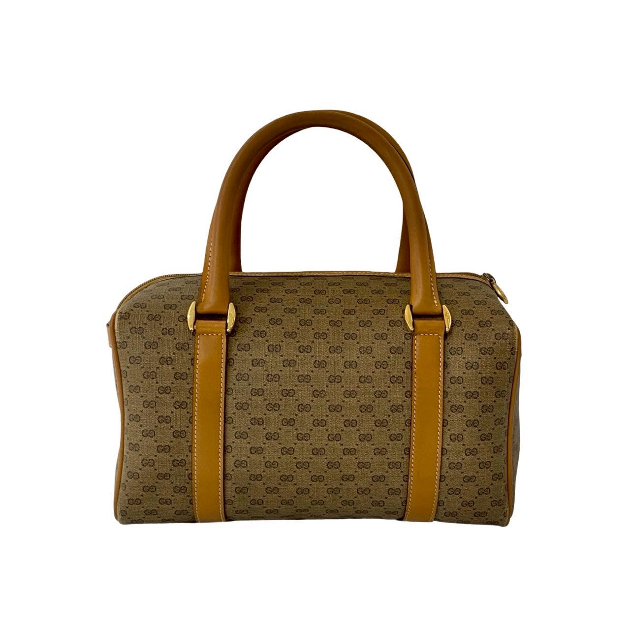 GUCCI Handbag leather Brown