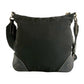 PRADA Shoulder Bag Nylon, Leather black PRADA triangle logo Metal Women Used Authentic
