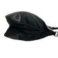 PRADA Shoulder Bag Nylon, Leather black PRADA triangle logo Metal Women Used Authentic