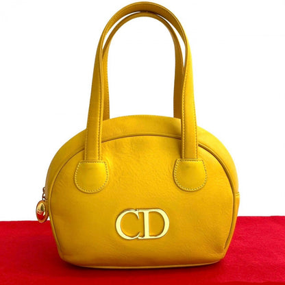 Dior Handbag leather yellow