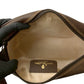 GUCCI Shoulder Bag Leather, PVC Brown GG logo Metal Sherry line Women Used Authentic