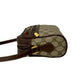 GUCCI Shoulder Bag Leather, PVC Brown GG logo Metal Sherry line Women Used Authentic