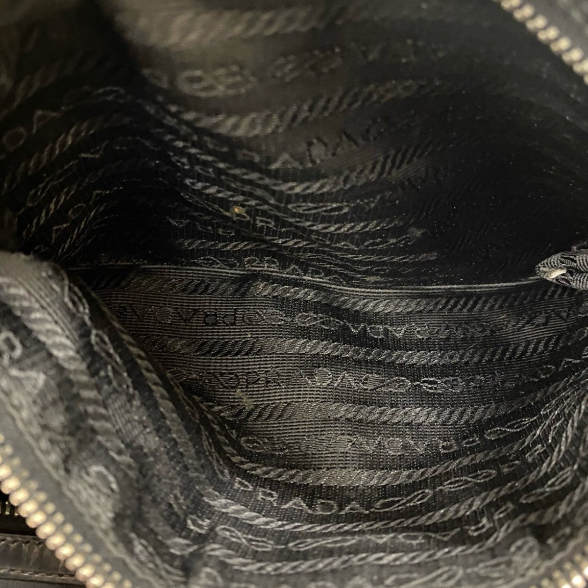 PRADA Handbag Nylon black