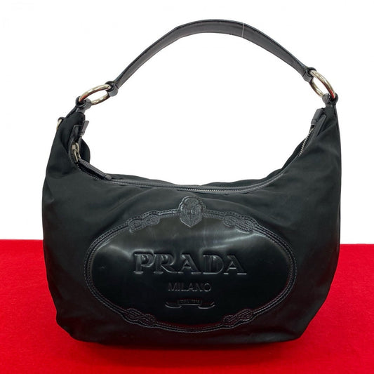 PRADA Handbag Nylon black
