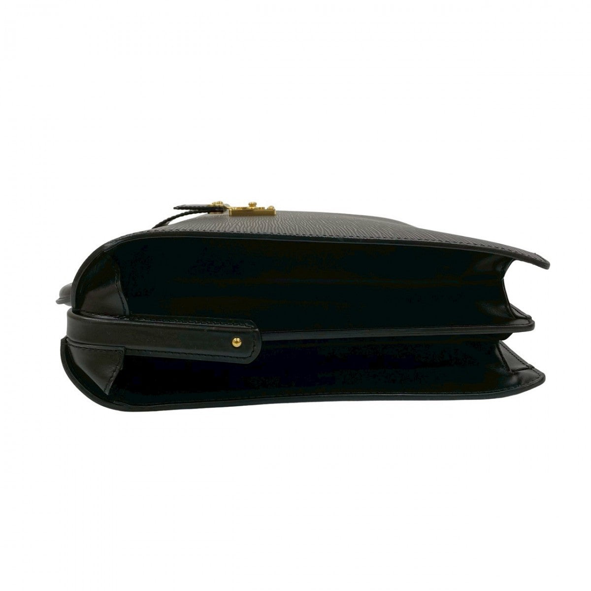 LOUIS VUITTON Business bag M54352 Epi Leather black Doctor bag Epi Serviet Fermoir mens Used Authentic