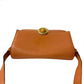 CELINE Shoulder Bag leather Orange Star Ball Metal Women Used Authentic
