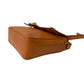 CELINE Shoulder Bag leather Orange Star Ball Metal Women Used Authentic