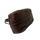 CELINE Handbag leather Brown Triomphe logo embossed Women Used Authentic