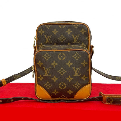 LOUIS VUITTON Shoulder Bag M45236 leather Brown Monogram Amazone