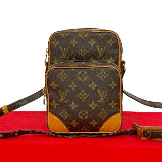 LOUIS VUITTON Shoulder Bag M45236 leather Brown Monogram Amazone