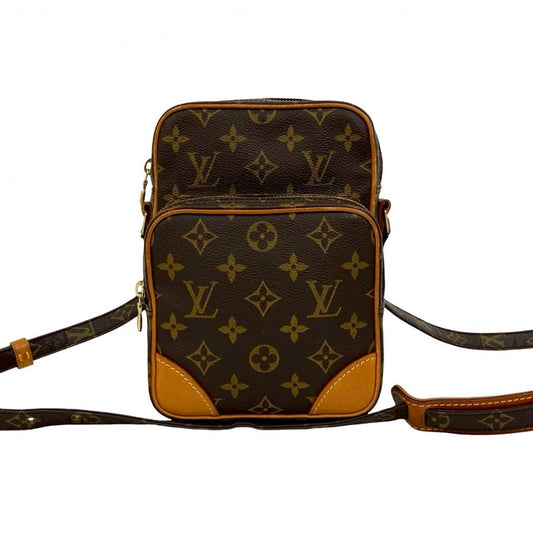 LOUIS VUITTON Shoulder Bag M45236 leather Brown Monogram Amazone