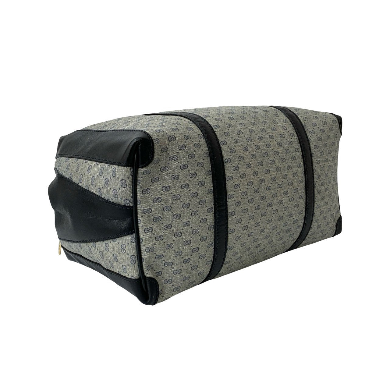 GUCCI Handbag leather Navy