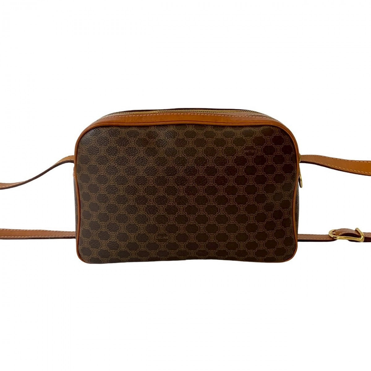 CELINE Shoulder Bag leather Brown