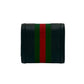 GUCCI Bifold Wallet leather black GG Marmont Ophidia