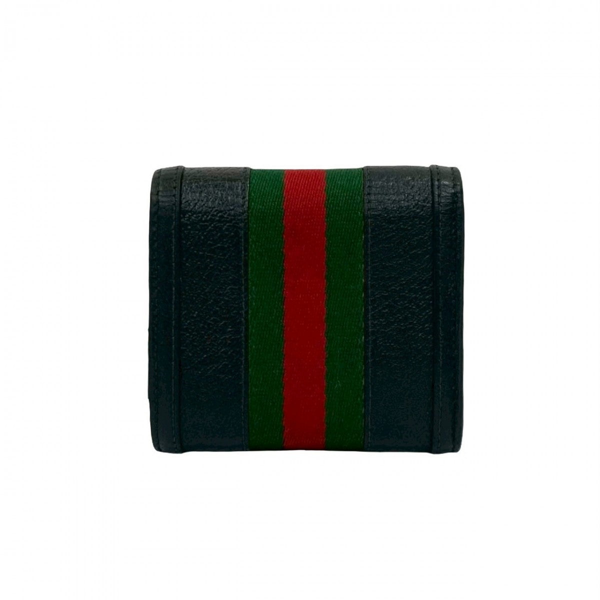 GUCCI Bifold Wallet leather black GG Marmont Ophidia