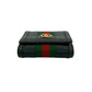 GUCCI Bifold Wallet leather black GG Marmont Ophidia