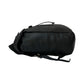 PRADA Backpack leather black PRADA logo Metal mens(Unisex) Used Authentic