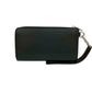 LOUIS VUITTON Long Wallet Purse leather black Taiga Zippy dragonne
