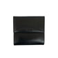 LOEWE Bifold Wallet leather black logo Women Used Authentic