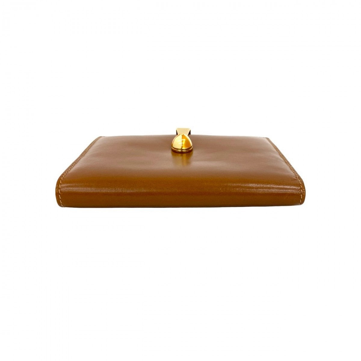 GUCCI Bifold Wallet leather Brown Women Used Authentic