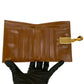 GUCCI Bifold Wallet leather Brown Women Used Authentic