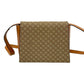 CELINE Shoulder Bag Leather, PVC beige Macadam Blason Triomphe Women Used Authentic