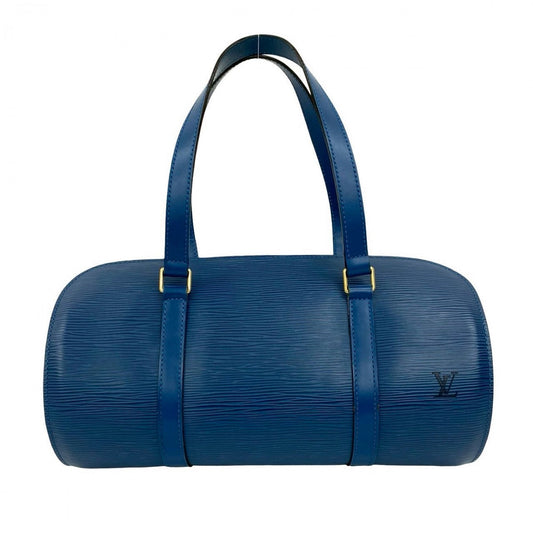 LOUIS VUITTON Handbag M52225 leather blue Epi Suflo Women Used Authentic