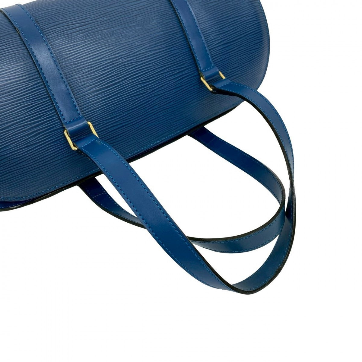 LOUIS VUITTON Handbag M52225 leather blue Epi Suflo Women Used Authentic