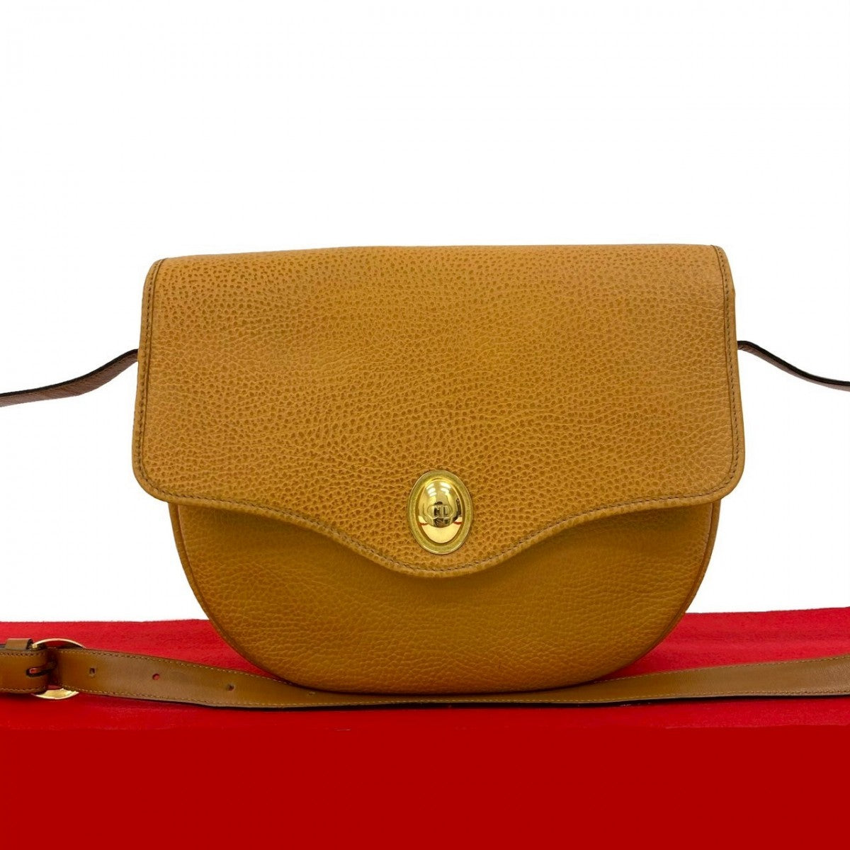 Dior Shoulder Bag leather Brown