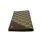 GUCCI Bifold Wallet Leather, PVC Brown GG logo Pattern Women Used Authentic