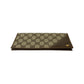 GUCCI Bifold Wallet Leather, PVC Brown GG logo Pattern Women Used Authentic