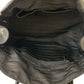 CELINE Handbag leather black celine logo Metal Women Used Authentic