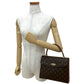 LOUIS VUITTON Handbag M51379 Leather, PVC Brown Monogram Malesherbes Women Used Authentic