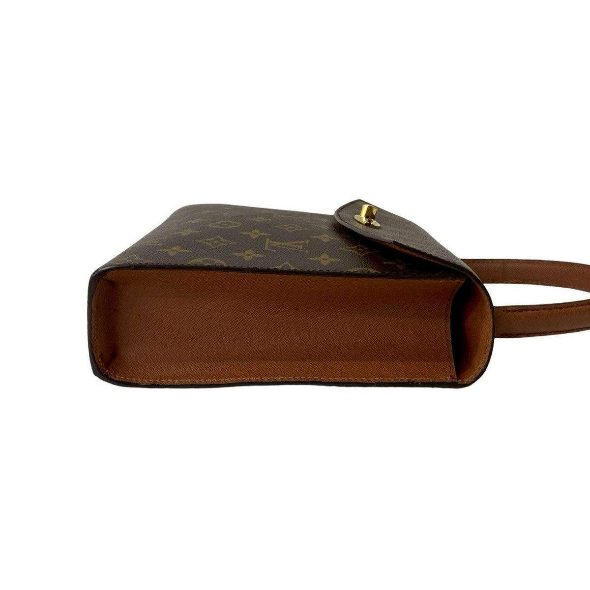 LOUIS VUITTON Handbag M51379 Leather, PVC Brown Monogram Malesherbes Women Used Authentic